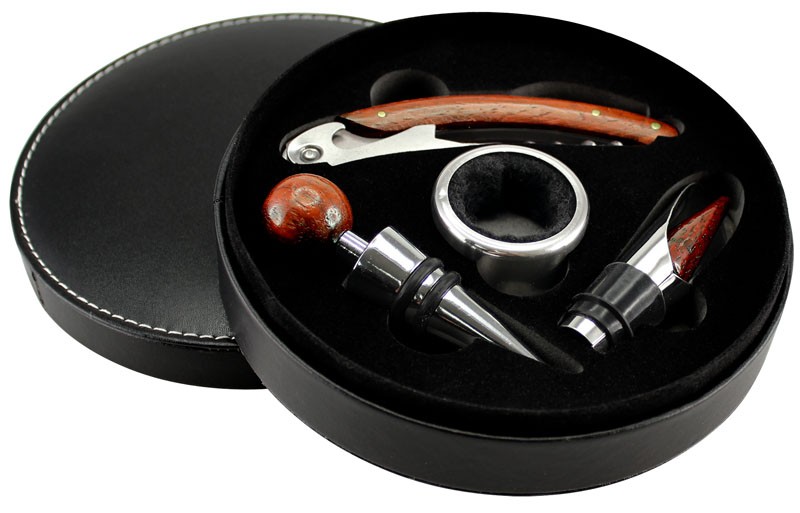 Set para vinos — en uso
