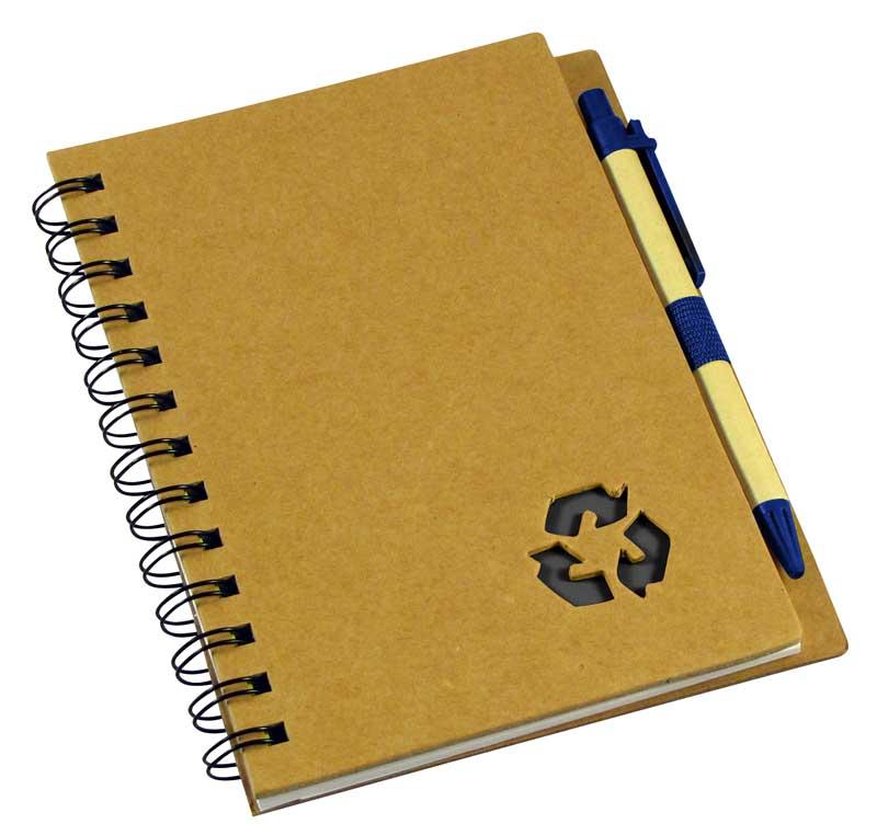 Cuaderno Ecológico 13 x 18 x 1.2 cm. aprox. — colores disponibles